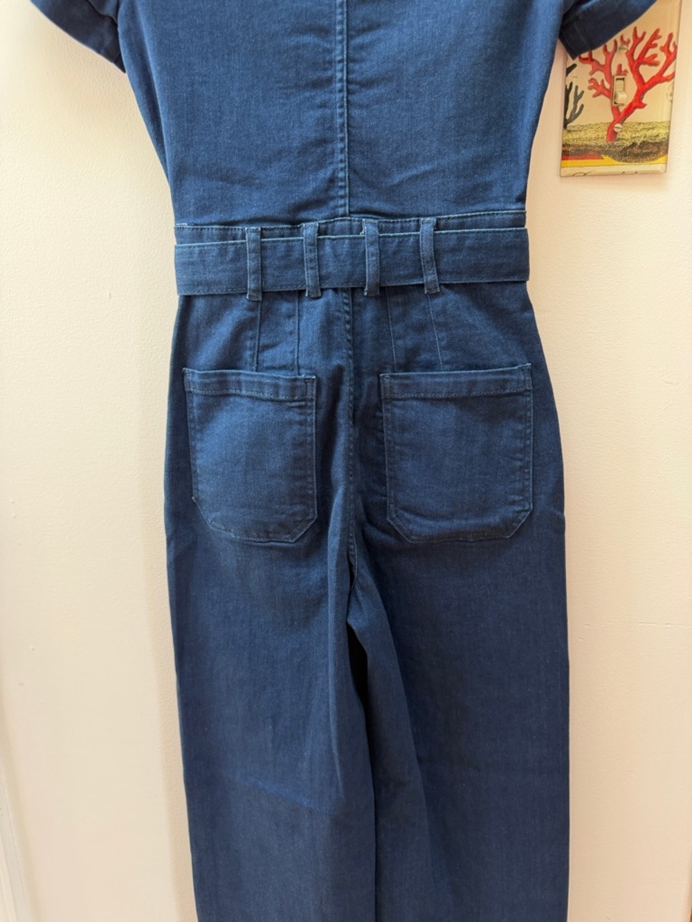 Maeve Anthropologie The Colette Denim Jumpsuit - Picture 3 of 7